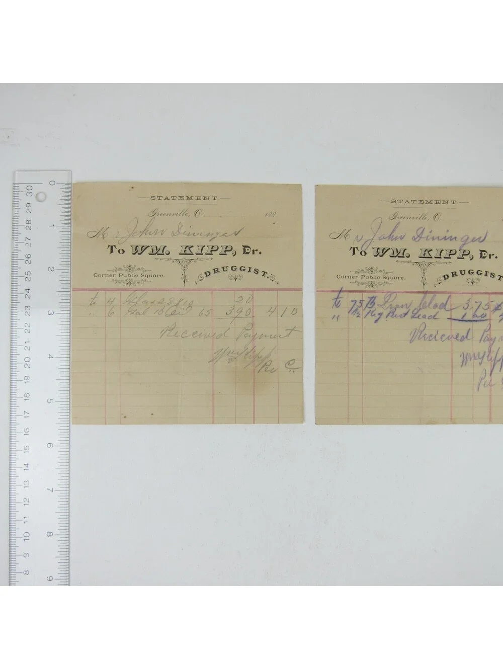 N/A sales receipt